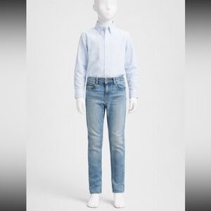 Burberry Light Blue Denim Pants